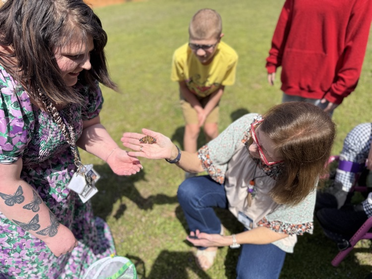 What a beautiful day for a butterfly release!  Mrs. Cleveland’s students learned so much observing part of the butterfly’s life cycle.