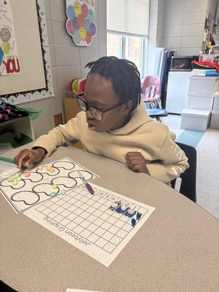 Mrs. Cleveland's students sorted and graphed jelly beans. What a yummy math lesson!