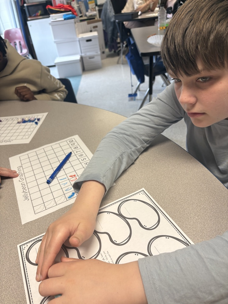 Mrs. Cleveland's students sorted and graphed jelly beans. What a yummy math lesson!
