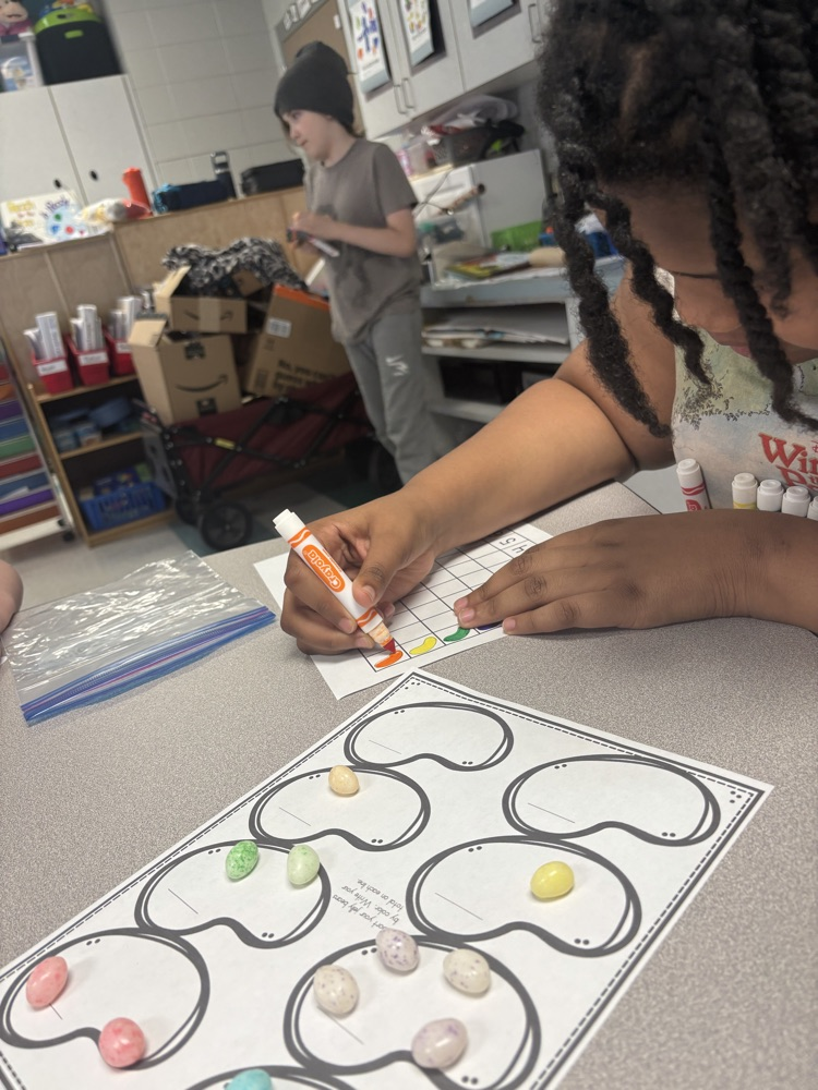 Mrs. Cleveland's students sorted and graphed jelly beans. What a yummy math lesson!
