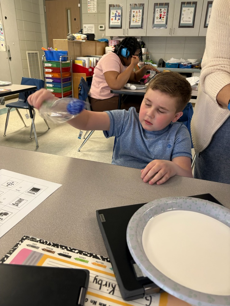 We went step by step on how to dye eggs!!