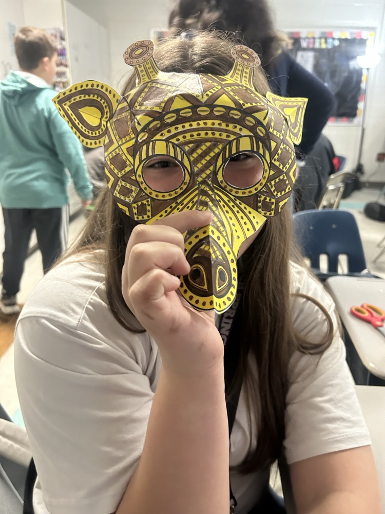 student in mask