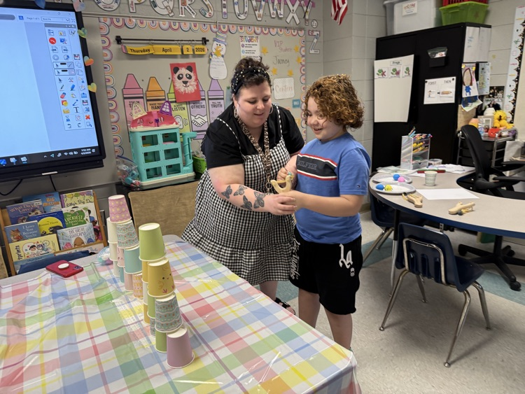 We played some fun Easter games.