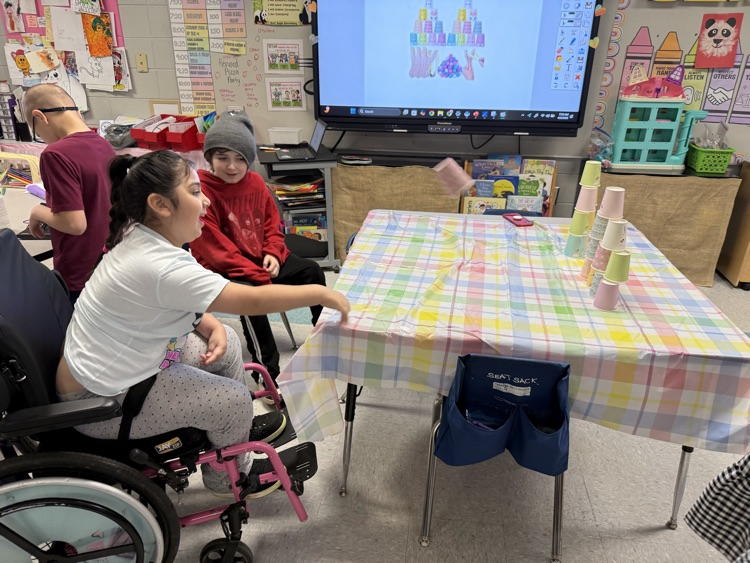 We played some fun Easter games.