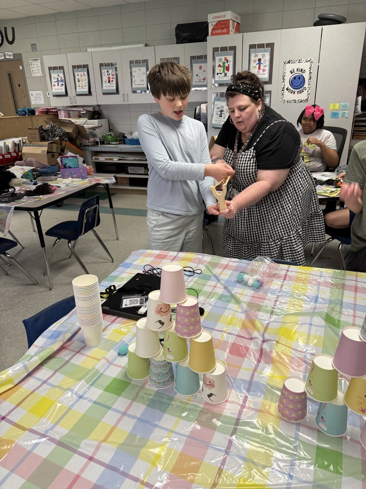 We played some fun Easter games.