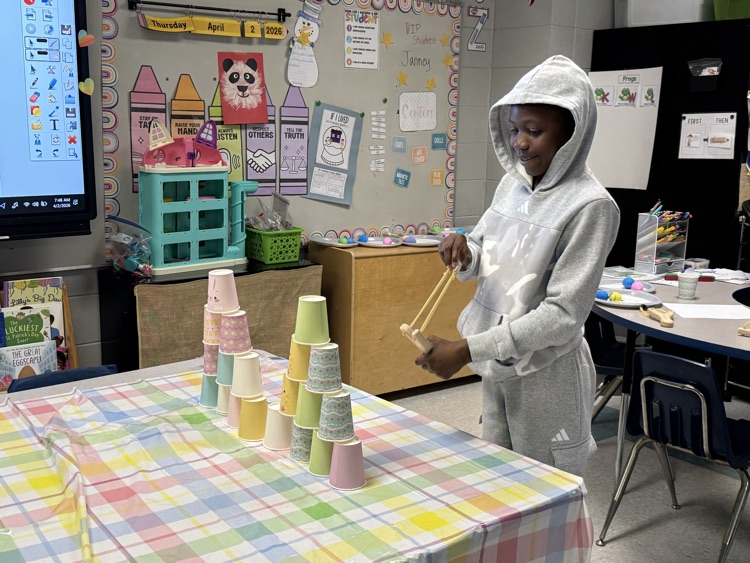 We played some fun Easter games.