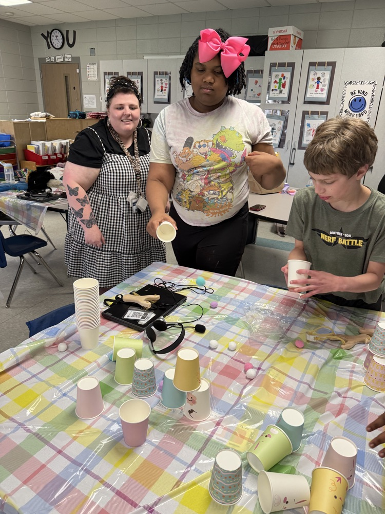 We played some fun Easter games.