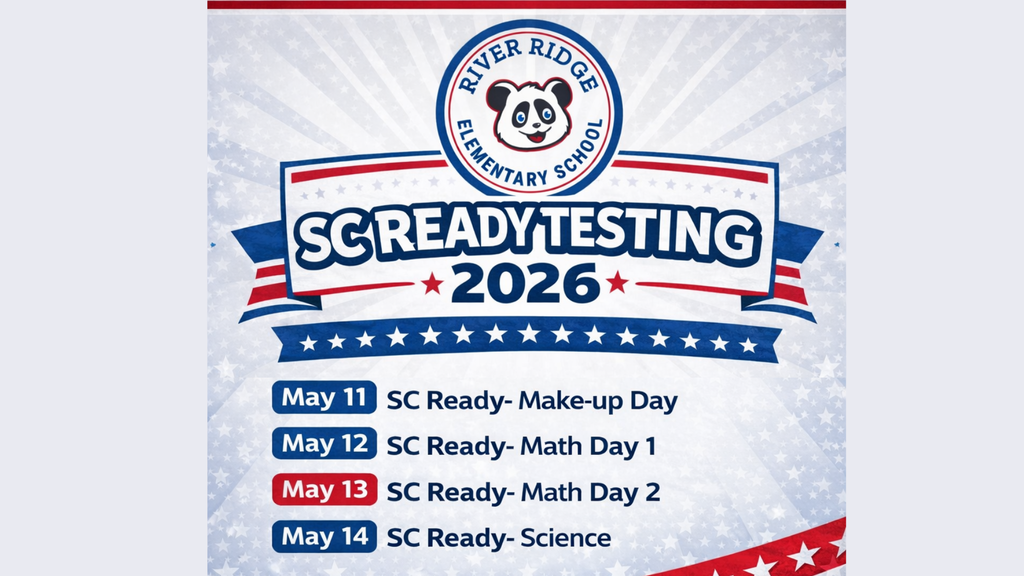 week 2 SC Ready Testing Schedule