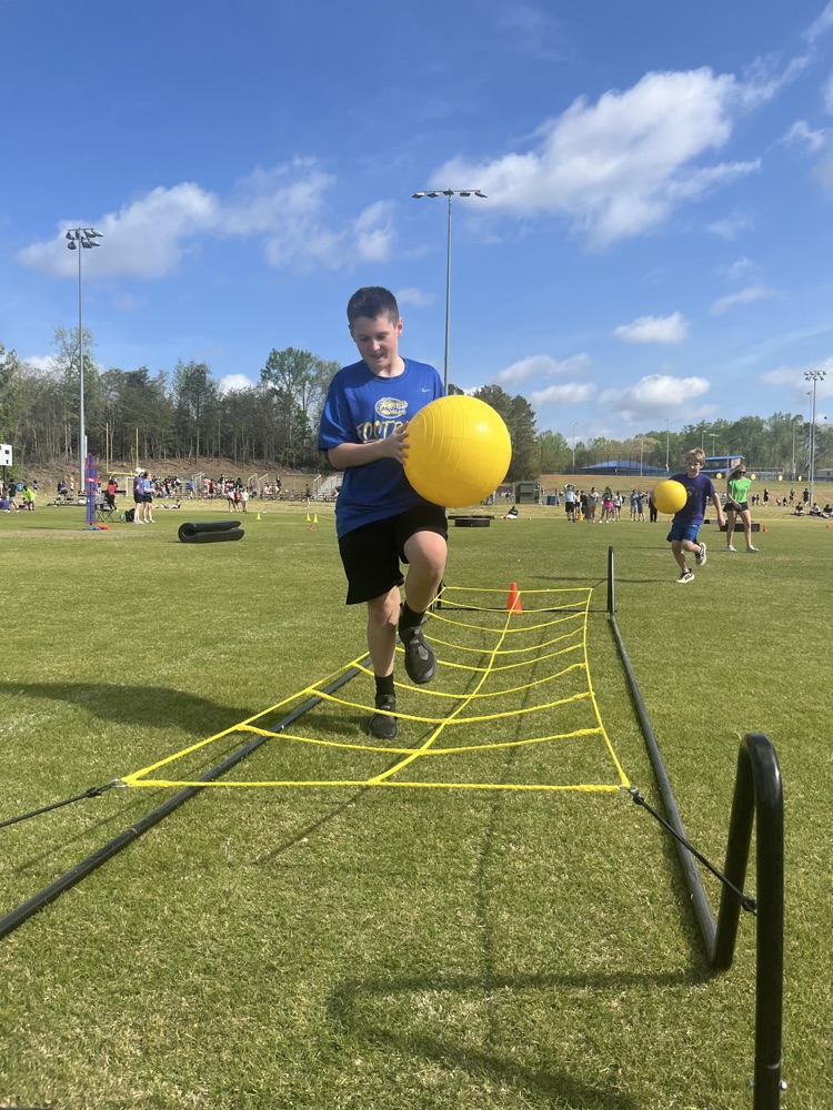 student playing game 