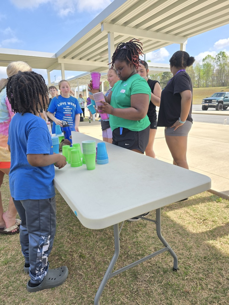 student playing game 