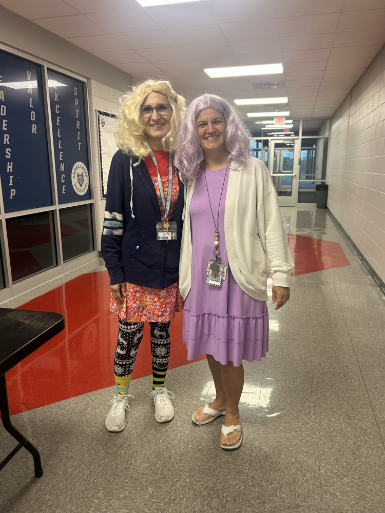 teachers dressed up 