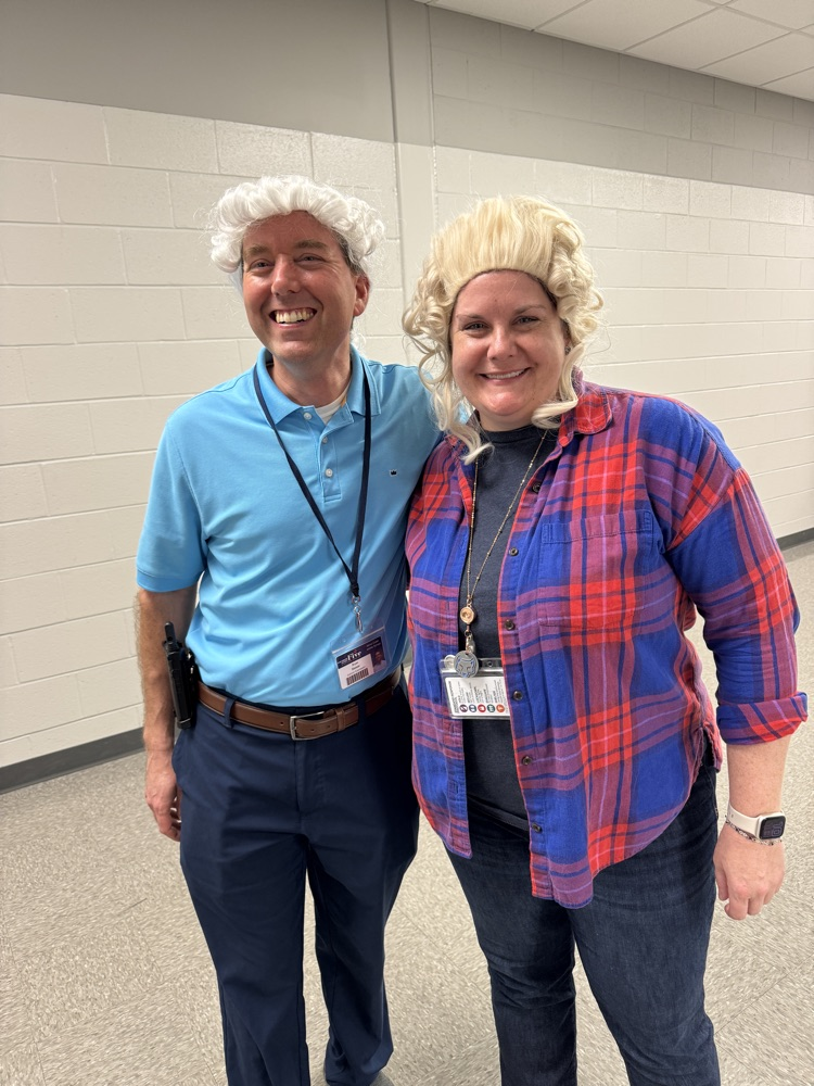 teachers dressed up 