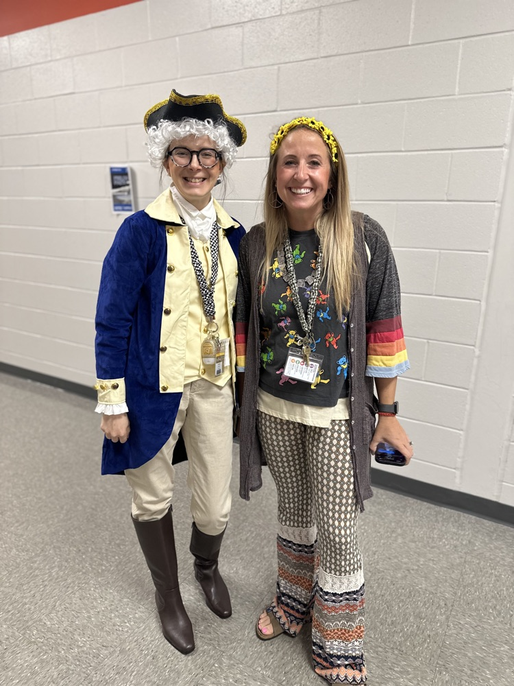 teachers dressed up 
