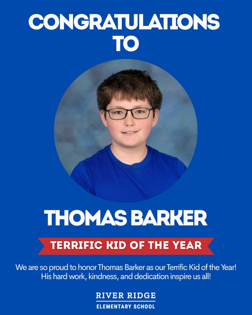 Thomas Barker Terrific Kid of the Year