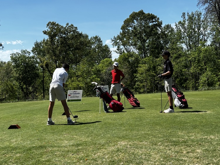 boys golfing 