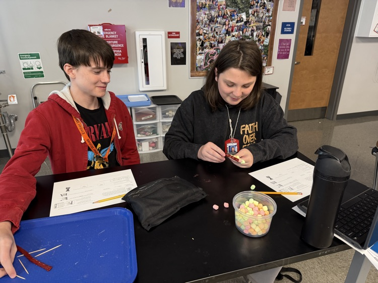 kids in science class 