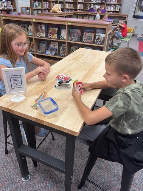Mrs. Huss' students were problem solving, collaborating, and experimenting in the MakerSpace earlier this week.