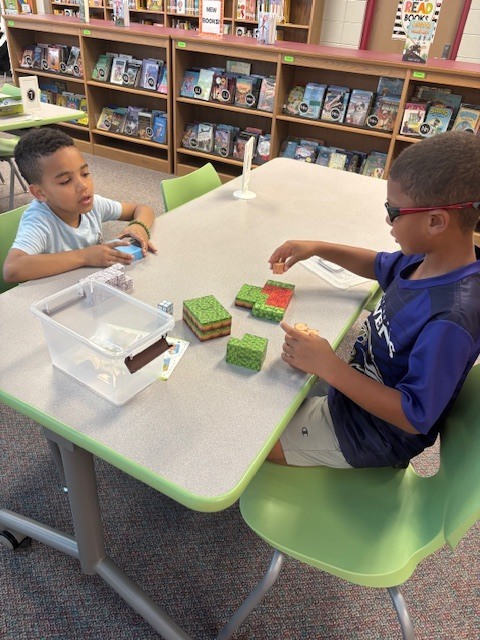 Mrs. Huss' students were problem solving, collaborating, and experimenting in the MakerSpace earlier this week.