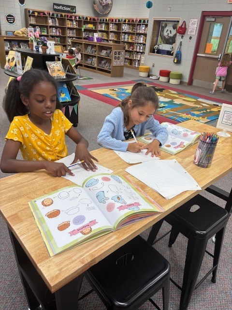 Mrs. Huss' students were problem solving, collaborating, and experimenting in the MakerSpace earlier this week.