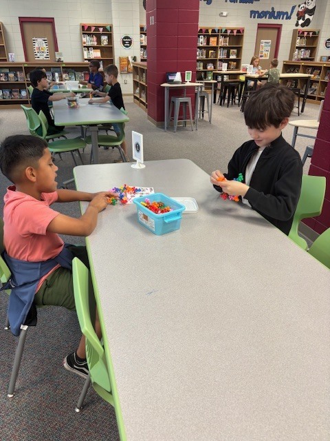 Mrs. Huss' students were problem solving, collaborating, and experimenting in the MakerSpace earlier this week.