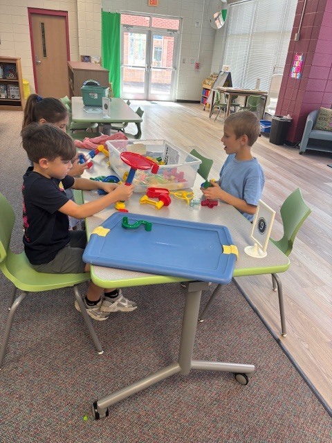 Mrs. Huss' students were problem solving, collaborating, and experimenting in the MakerSpace earlier this week.