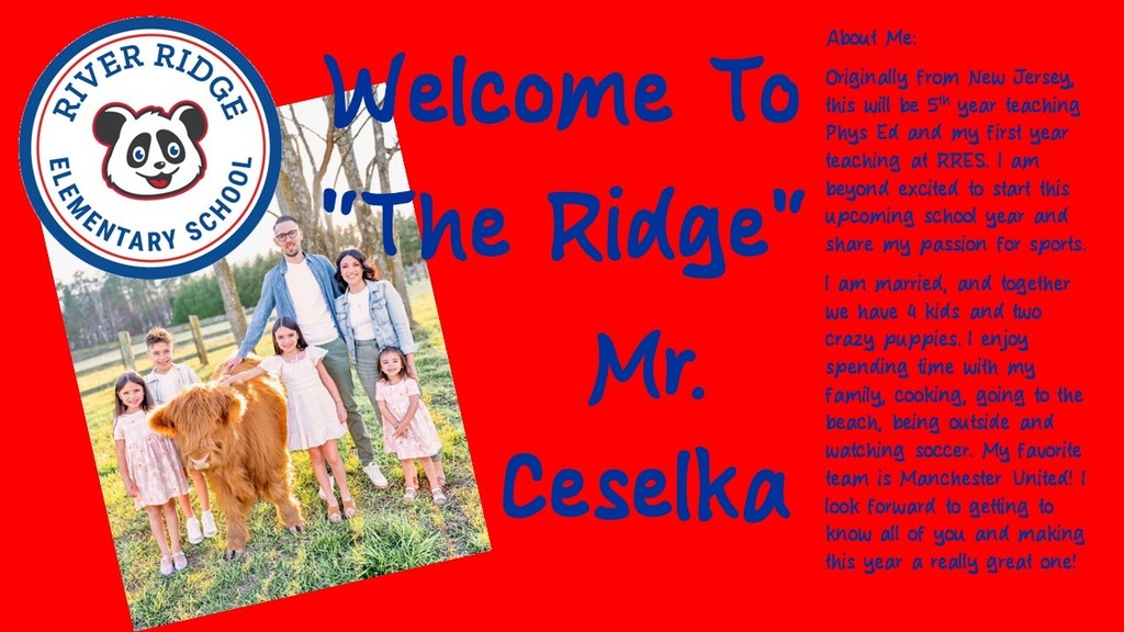 Welcome to our new PE Coach!