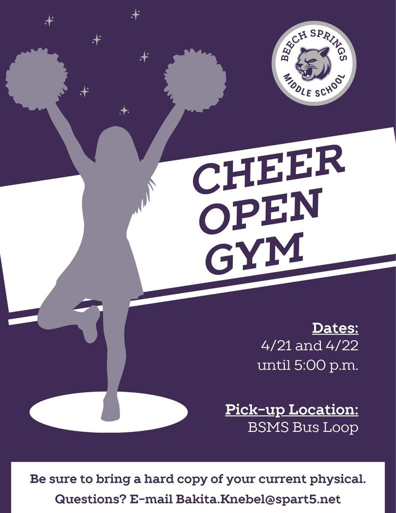 open gym flyer