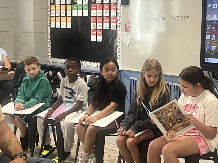 Both classes published a book and had a publishing party last Friday.