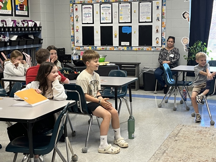 Both classes published a book and had a publishing party last Friday