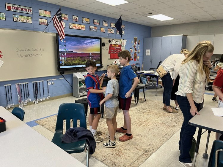 Both classes published a book and had a publishing party last Friday