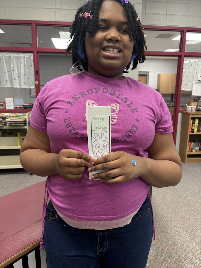 School library month bookmark contest winner
