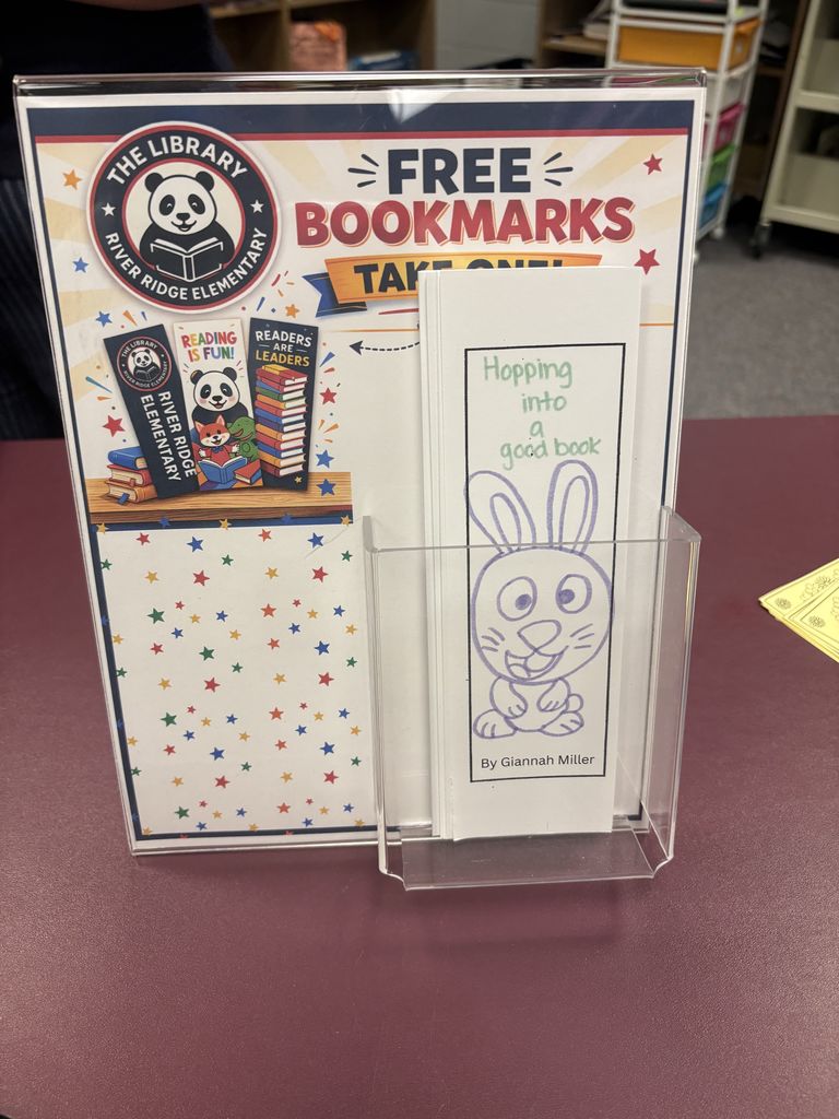 School library month bookmark contest winners