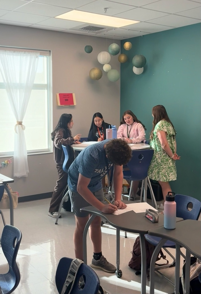 teacher cadet with students