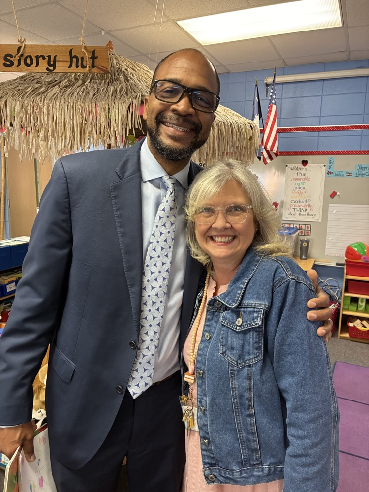 Story time in kindergarten with Dr. Gary!
