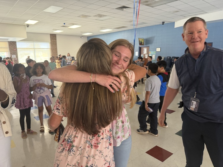 Harvey with students 