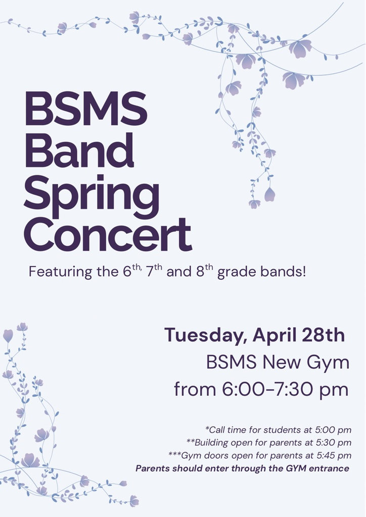 band spring concert 