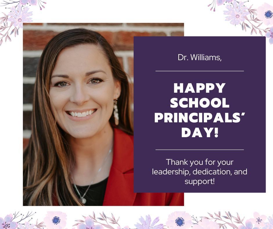 school principals' day poster
