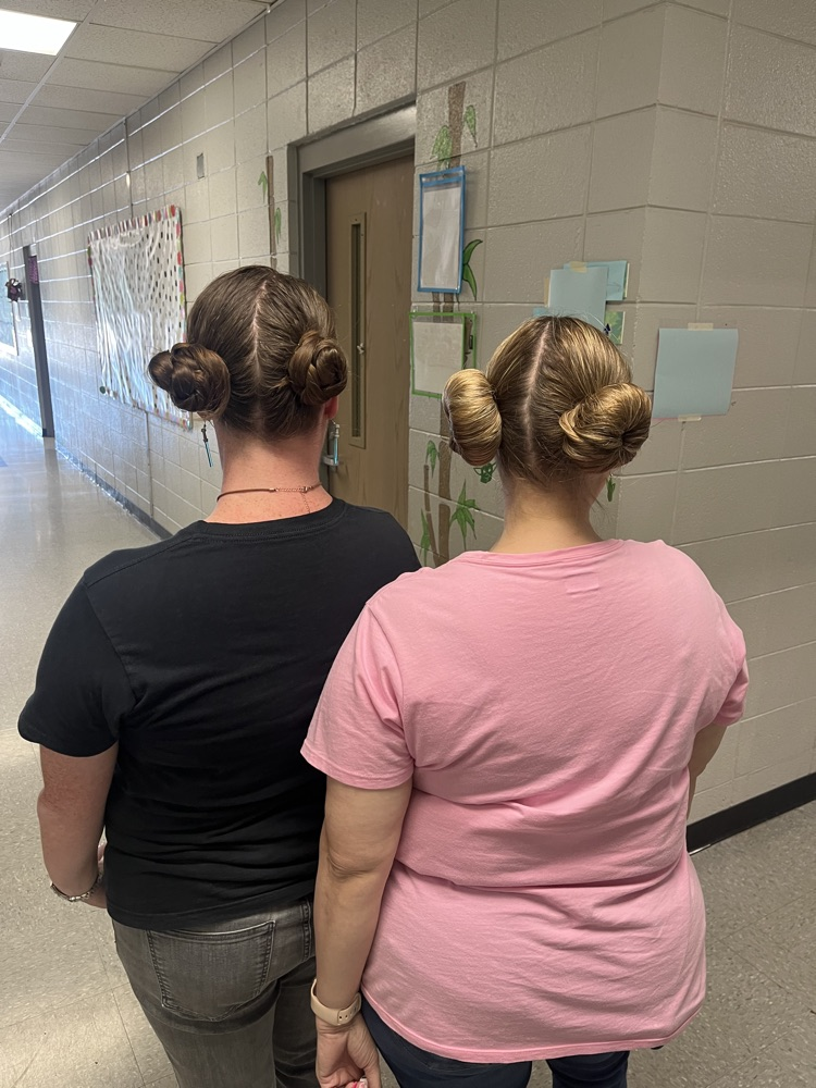 teacher and students in Star Wars clothing 