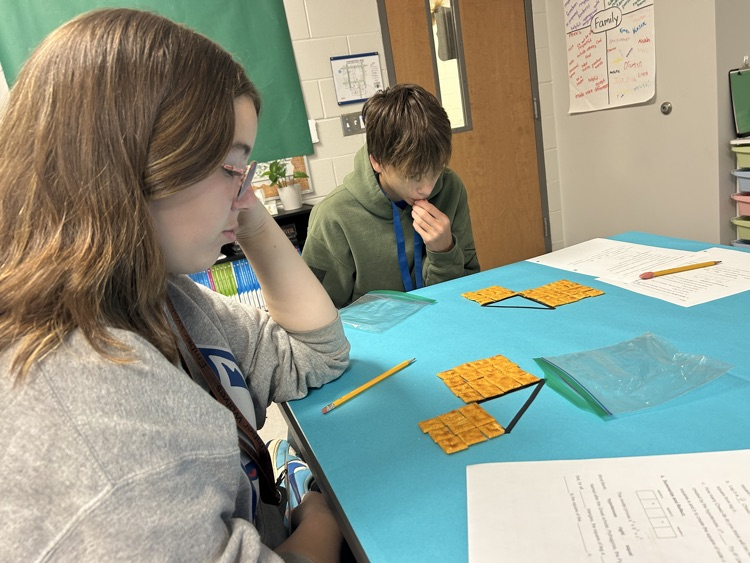 kids doing math with Cheez-It's