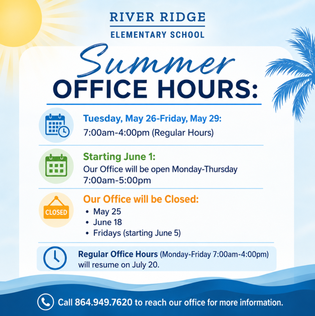 Summer office hours information
