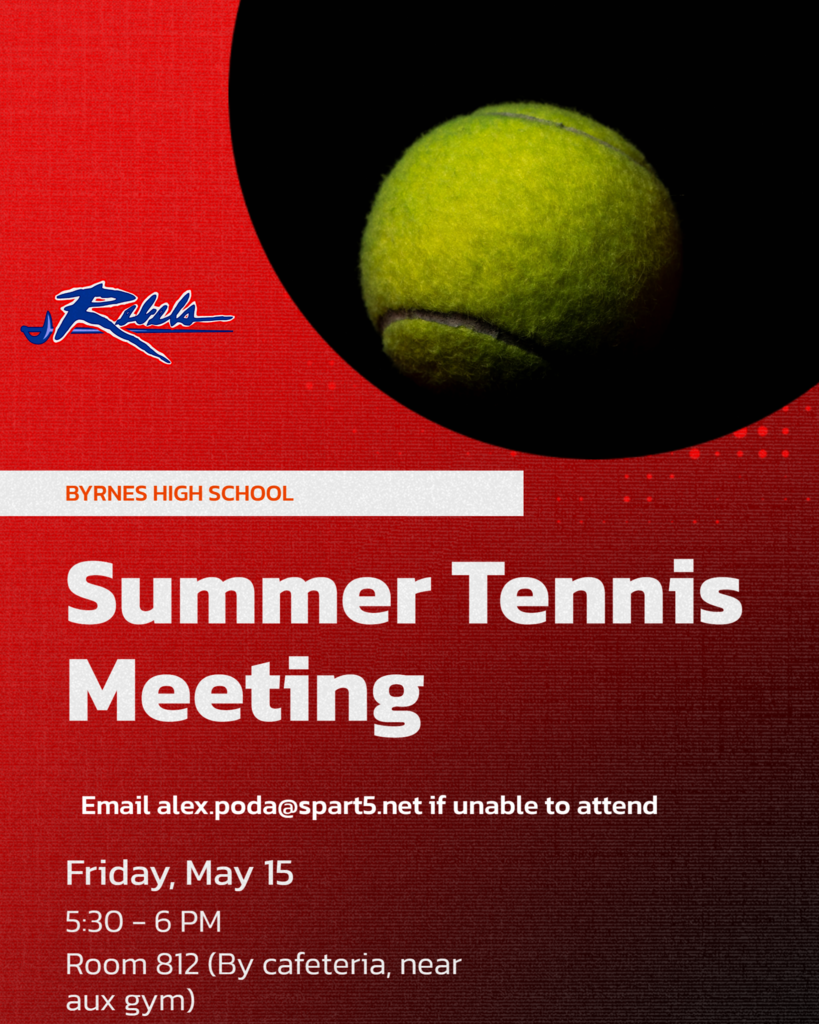 summer tennis meeting poster