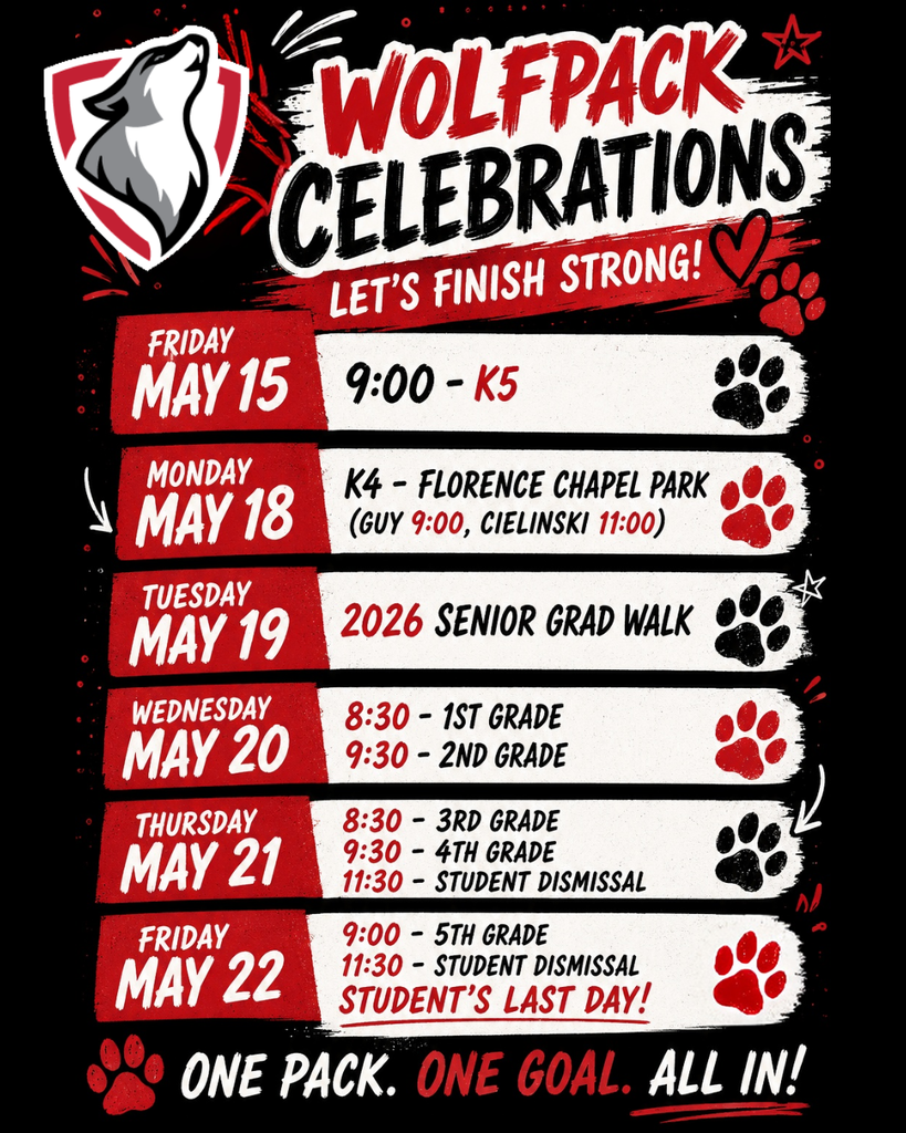 celebration schedule