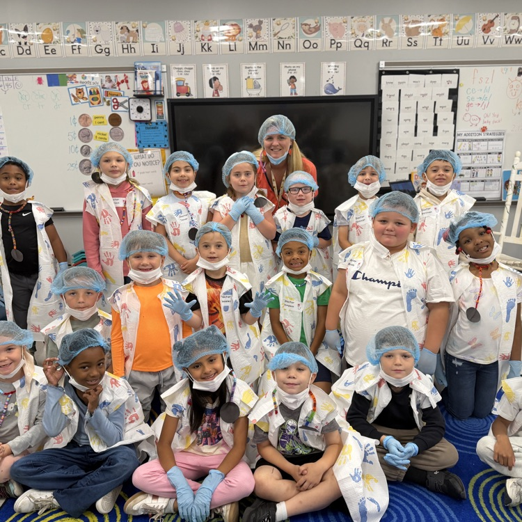 teachers dressed up in operating room classroom