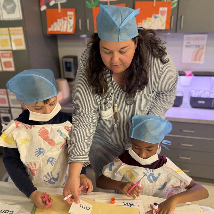 teachers helping students