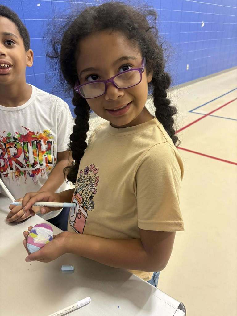 Afterschool rock painting