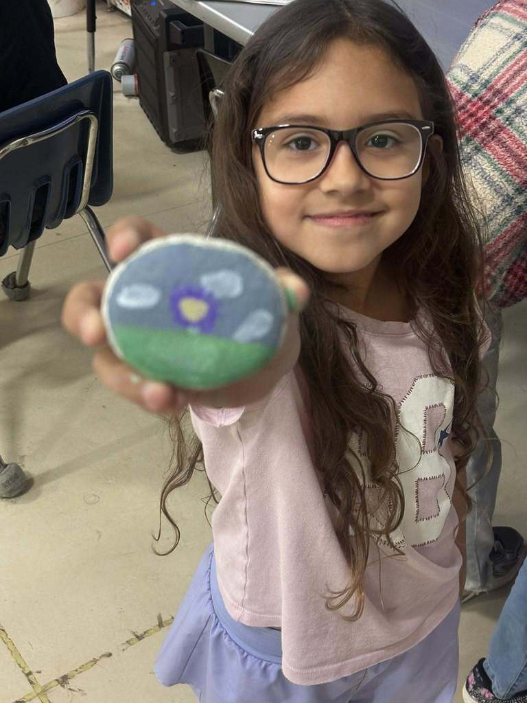 Afterschool rock painting