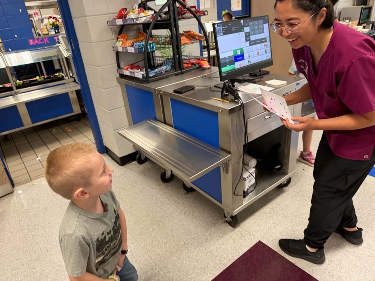 PCD’s ABC countdown. Today’s Letter is V for Visits around the building. We delivered our Thank you cards, made with love.