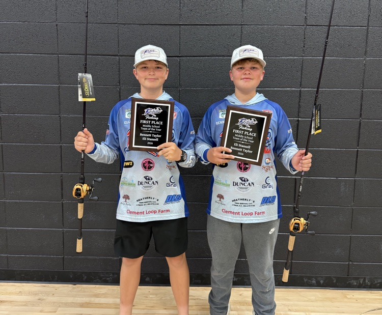 boys on the fishing team
