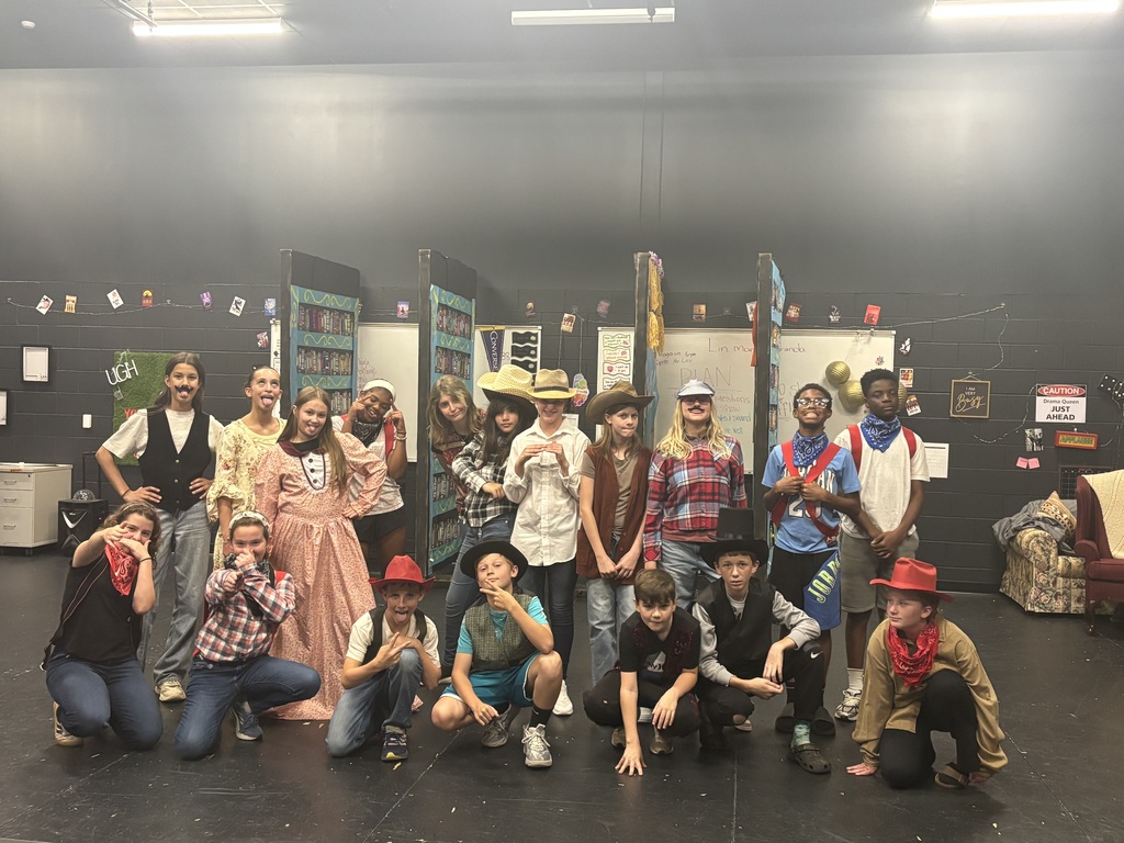 Students in theater class