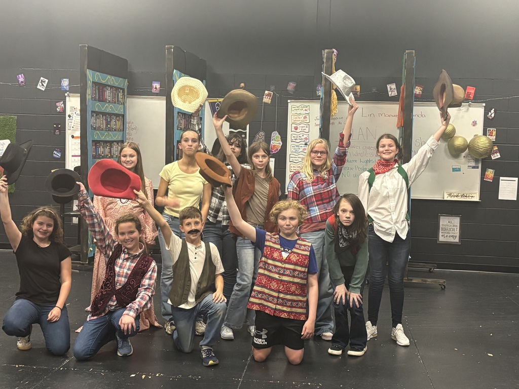 Students in theater class